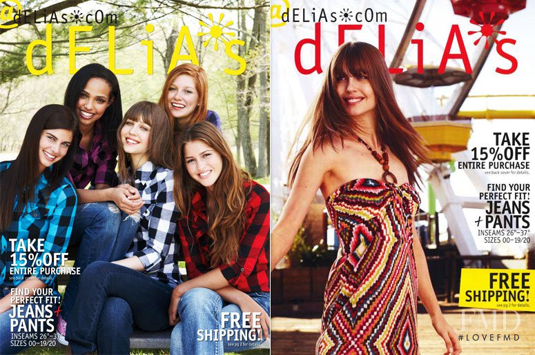 Jehane-Marie Gigi Paris featured in  the Delias catalogue for Autumn/Winter 2010