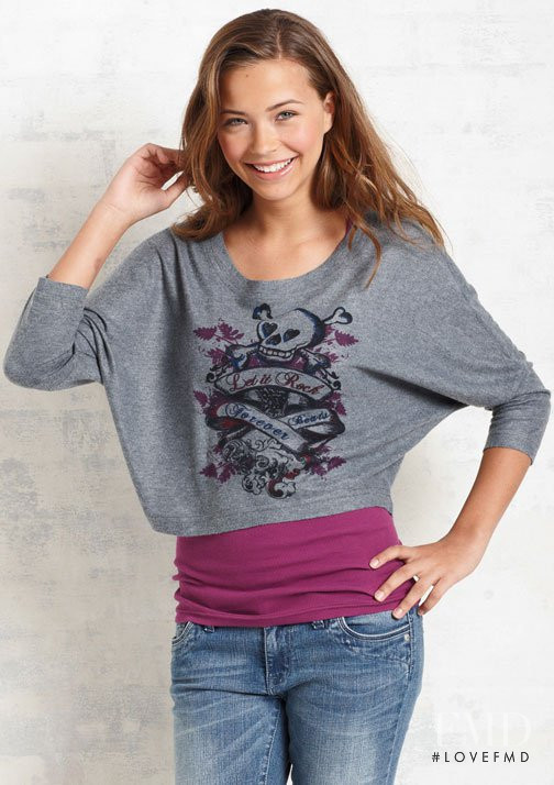 Sandra Kubicka featured in  the Delias catalogue for Spring/Summer 2011