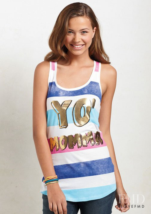 Sandra Kubicka featured in  the Delias catalogue for Spring/Summer 2011