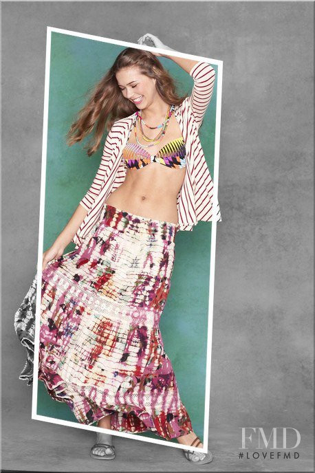 Sandra Kubicka featured in  the Delias catalogue for Spring/Summer 2011