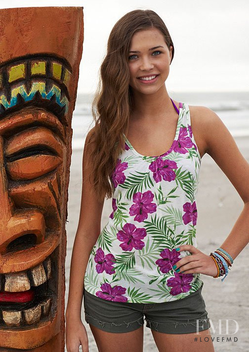 Sandra Kubicka featured in  the Delias catalogue for Spring/Summer 2011