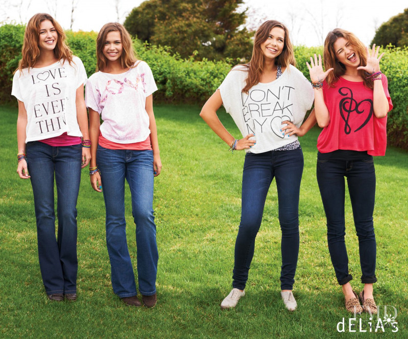 Sandra Kubicka featured in  the Delias advertisement for Autumn/Winter 2011