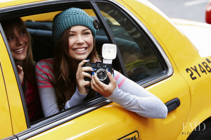 Sandra Kubicka featured in  the Ardene advertisement for Spring/Summer 2011