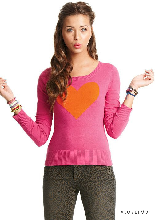 Sandra Kubicka featured in  the Delias catalogue for Autumn/Winter 2011