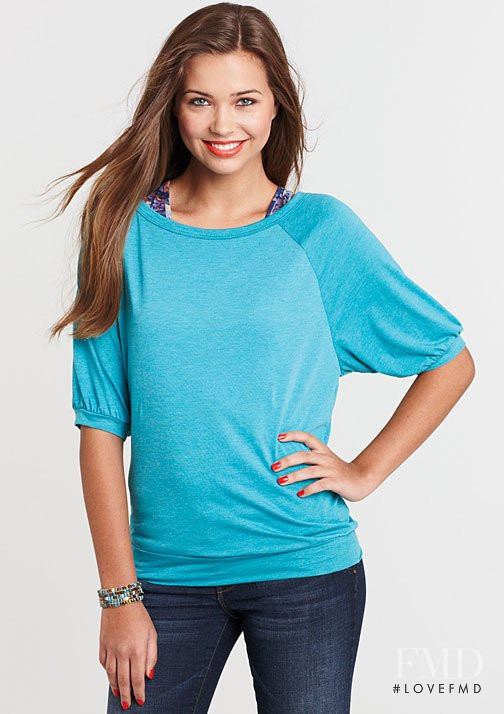 Sandra Kubicka featured in  the Delias catalogue for Autumn/Winter 2011