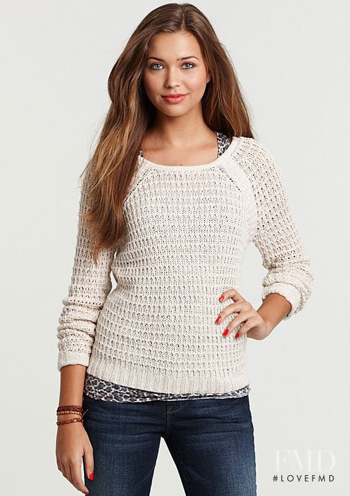 Sandra Kubicka featured in  the Delias catalogue for Autumn/Winter 2011