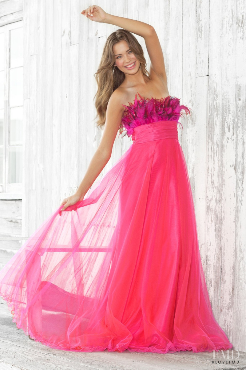 Sandra Kubicka featured in  the Blush Prom catalogue for Spring/Summer 2012