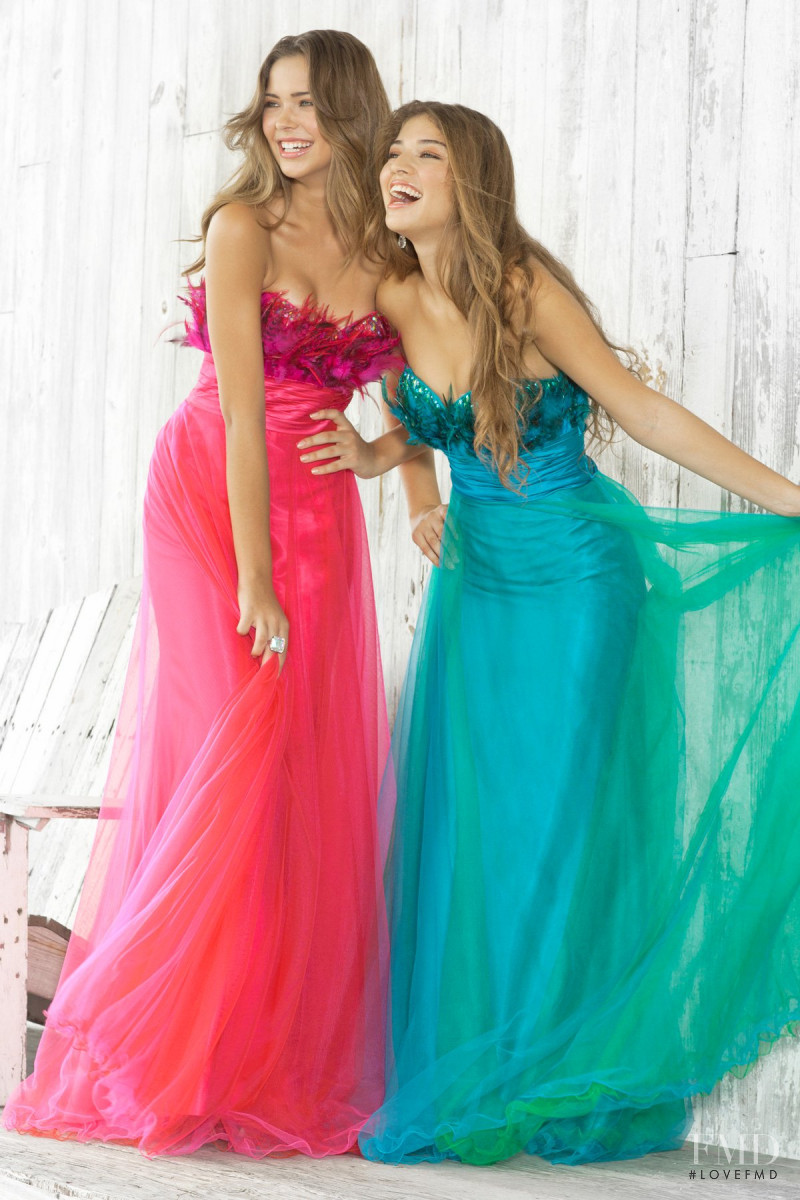 Daniela Lopez Osorio featured in  the Blush Prom catalogue for Spring/Summer 2012
