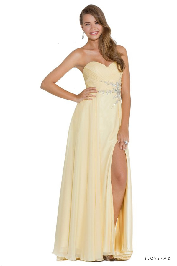 Sandra Kubicka featured in  the Blush Prom catalogue for Spring/Summer 2012