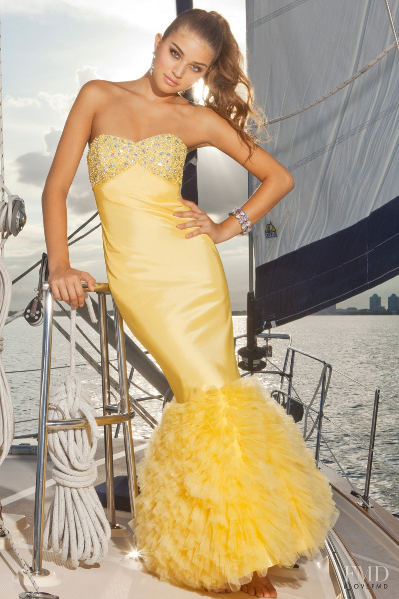 Daniela Lopez Osorio featured in  the Blush Prom catalogue for Spring/Summer 2012
