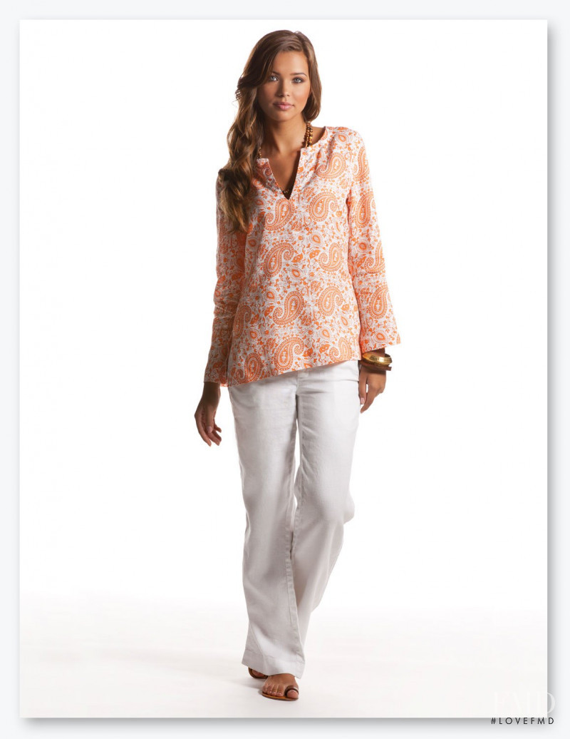 Sandra Kubicka featured in  the Island Company catalogue for Spring/Summer 2012