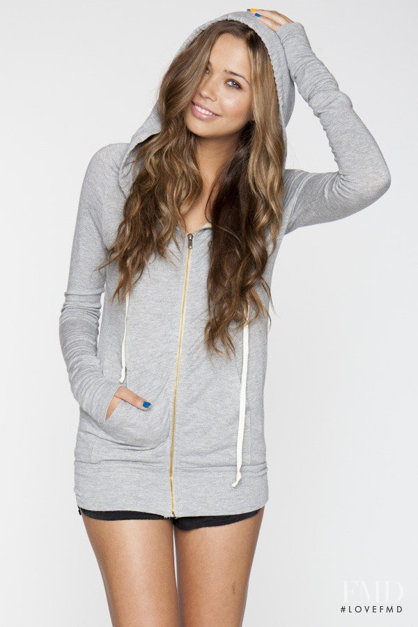 Sandra Kubicka featured in  the Brandy Melville catalogue for Spring/Summer 2012