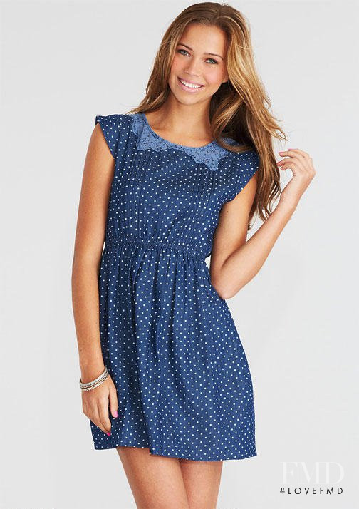 Sandra Kubicka featured in  the Delias catalogue for Spring/Summer 2013