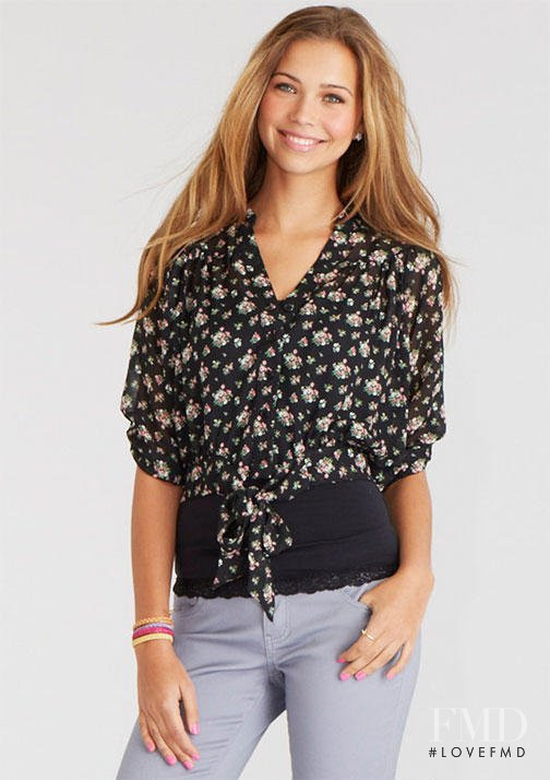 Sandra Kubicka featured in  the Delias catalogue for Spring/Summer 2013