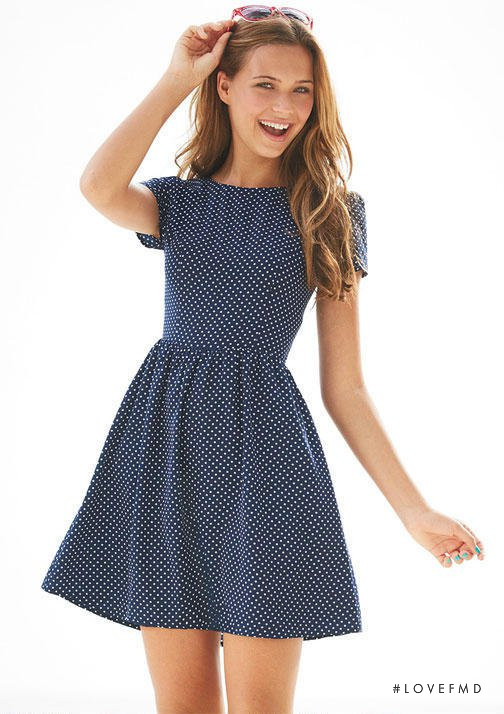 Sandra Kubicka featured in  the Delias catalogue for Spring/Summer 2013