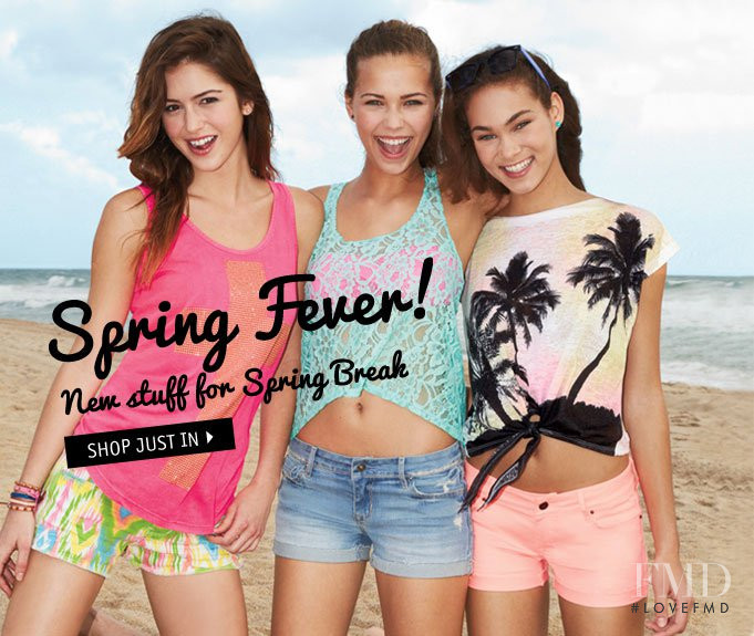 Sandra Kubicka featured in  the Delias catalogue for Spring/Summer 2013