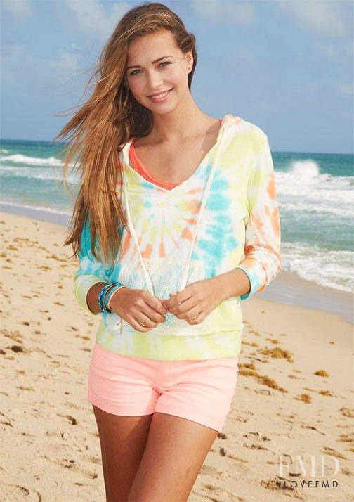 Sandra Kubicka featured in  the Delias catalogue for Spring/Summer 2013