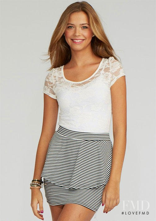 Sandra Kubicka featured in  the Delias catalogue for Spring/Summer 2013