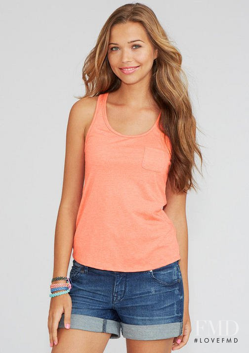 Sandra Kubicka featured in  the Delias catalogue for Spring/Summer 2013