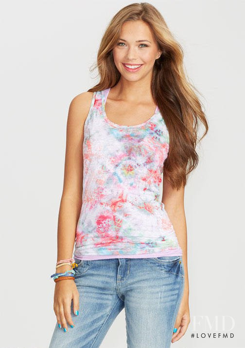 Sandra Kubicka featured in  the Delias catalogue for Spring/Summer 2013