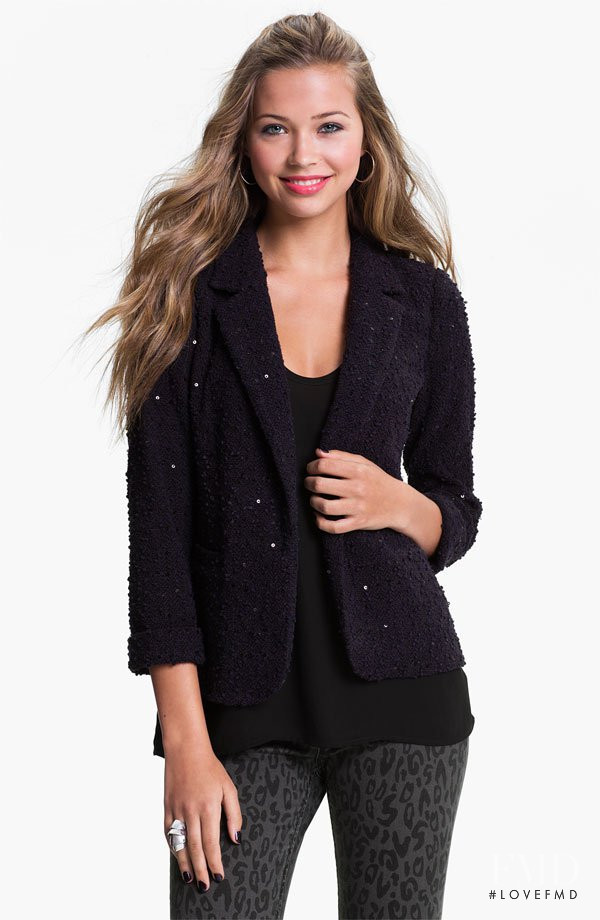 Sandra Kubicka featured in  the Nordstrom catalogue for Autumn/Winter 2012