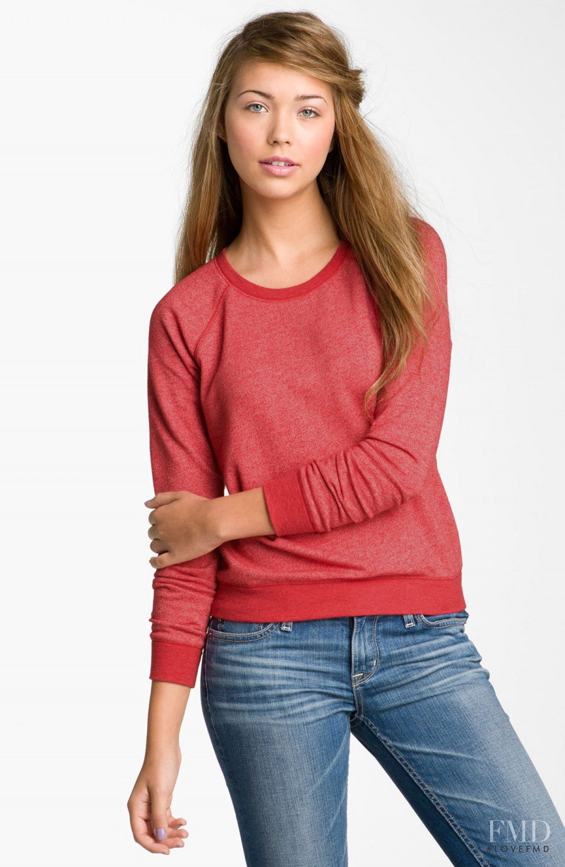 Sandra Kubicka featured in  the Nordstrom catalogue for Autumn/Winter 2012