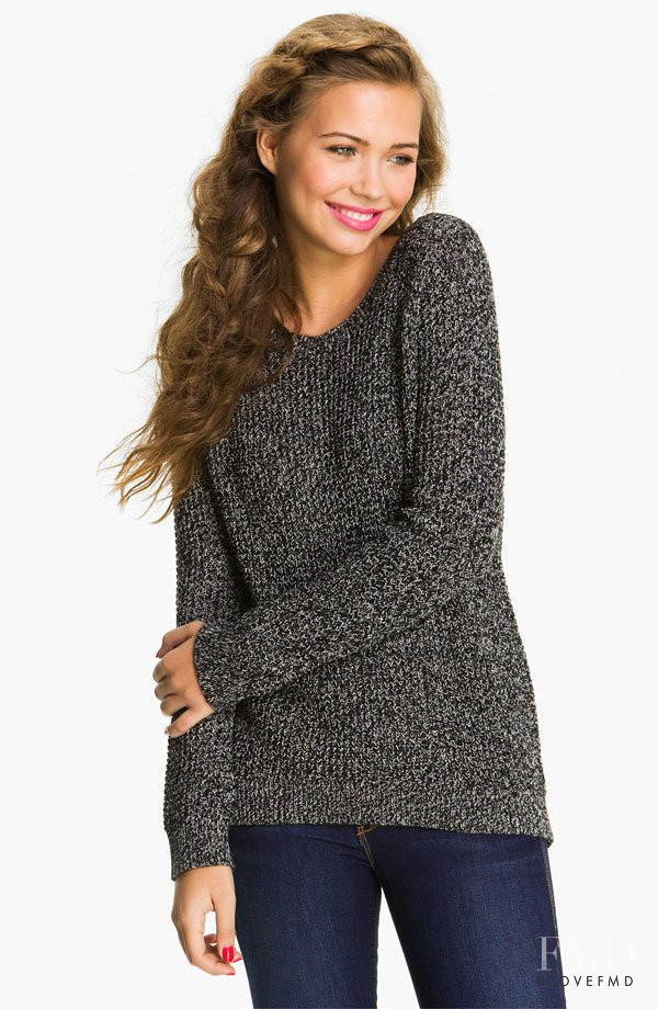 Sandra Kubicka featured in  the Nordstrom catalogue for Autumn/Winter 2012