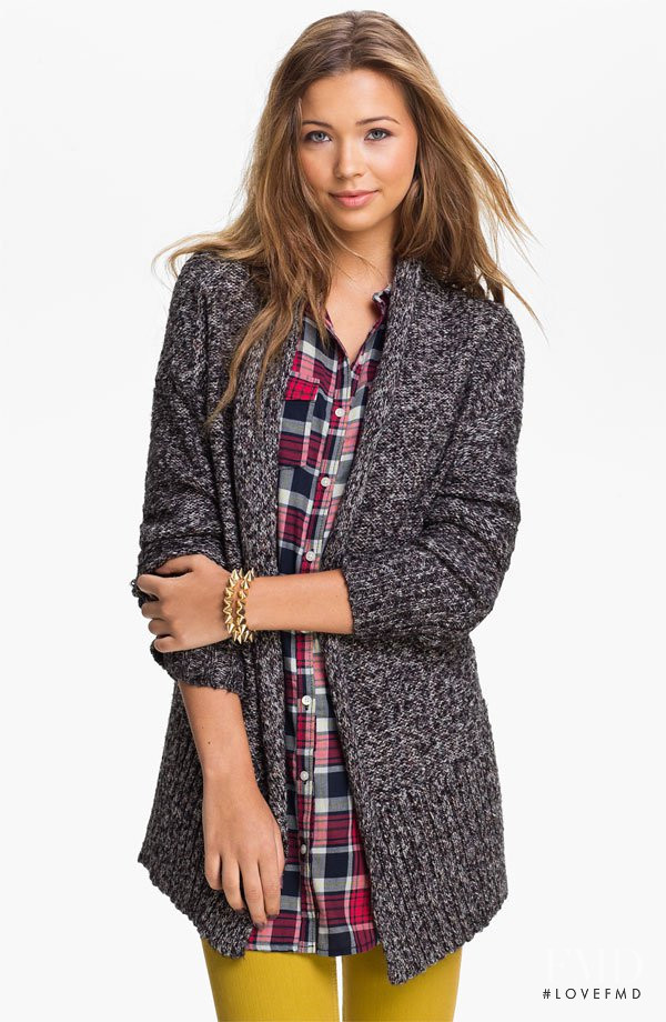 Sandra Kubicka featured in  the Nordstrom catalogue for Autumn/Winter 2012