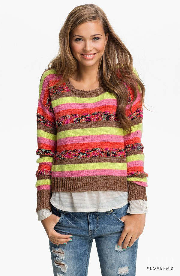 Sandra Kubicka featured in  the Nordstrom catalogue for Autumn/Winter 2012