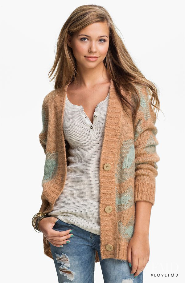 Sandra Kubicka featured in  the Nordstrom catalogue for Autumn/Winter 2012