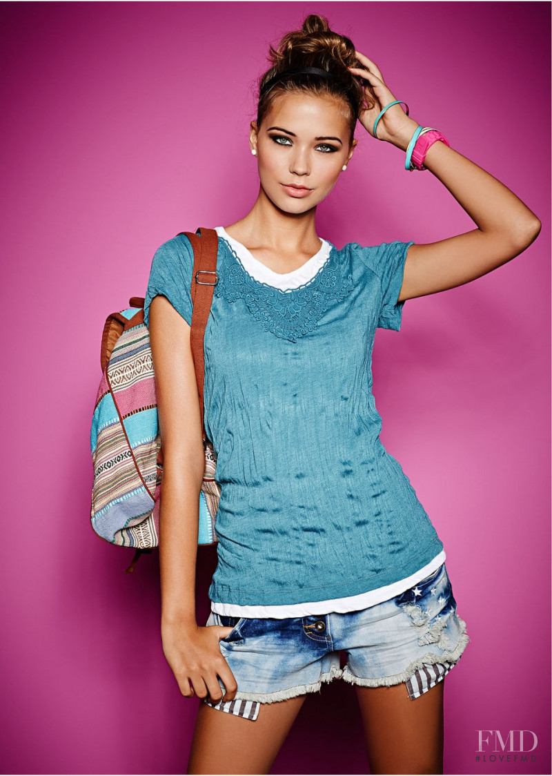 Sandra Kubicka featured in  the Bonprix catalogue for Spring/Summer 2013