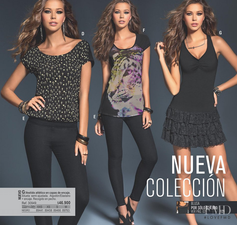 Sandra Kubicka featured in  the Leonisa catalogue for Autumn/Winter 2013