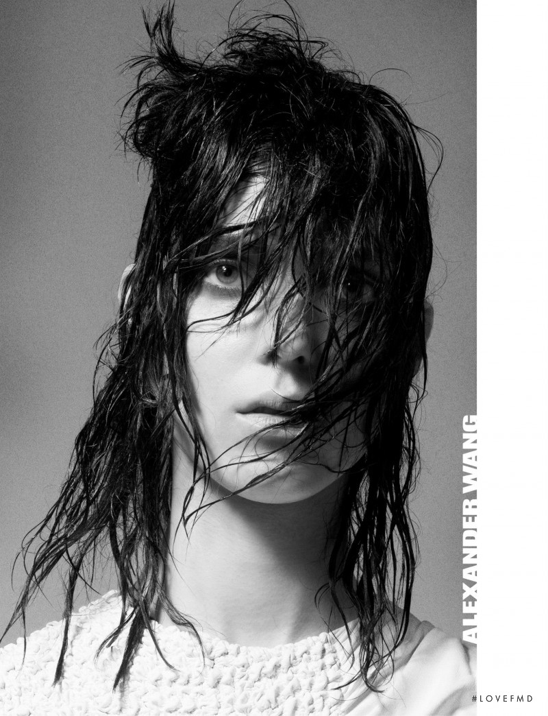Kati Nescher featured in  the Alexander Wang advertisement for Spring/Summer 2013
