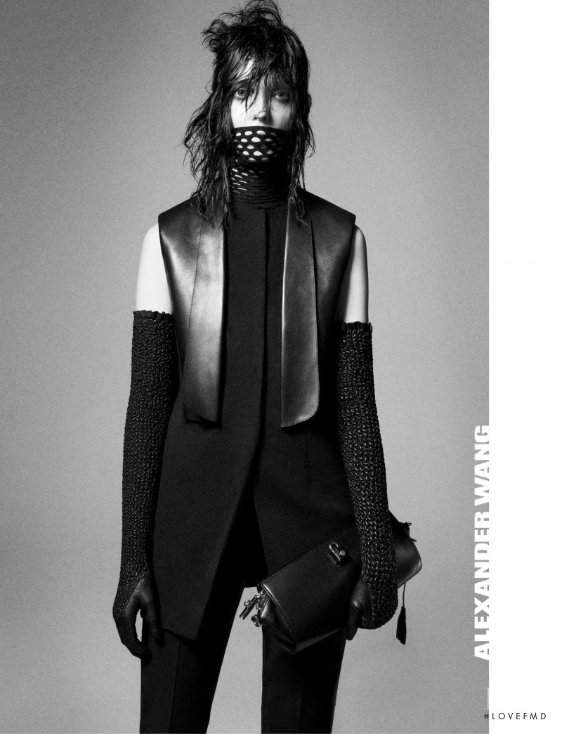 Kati Nescher featured in  the Alexander Wang advertisement for Spring/Summer 2013