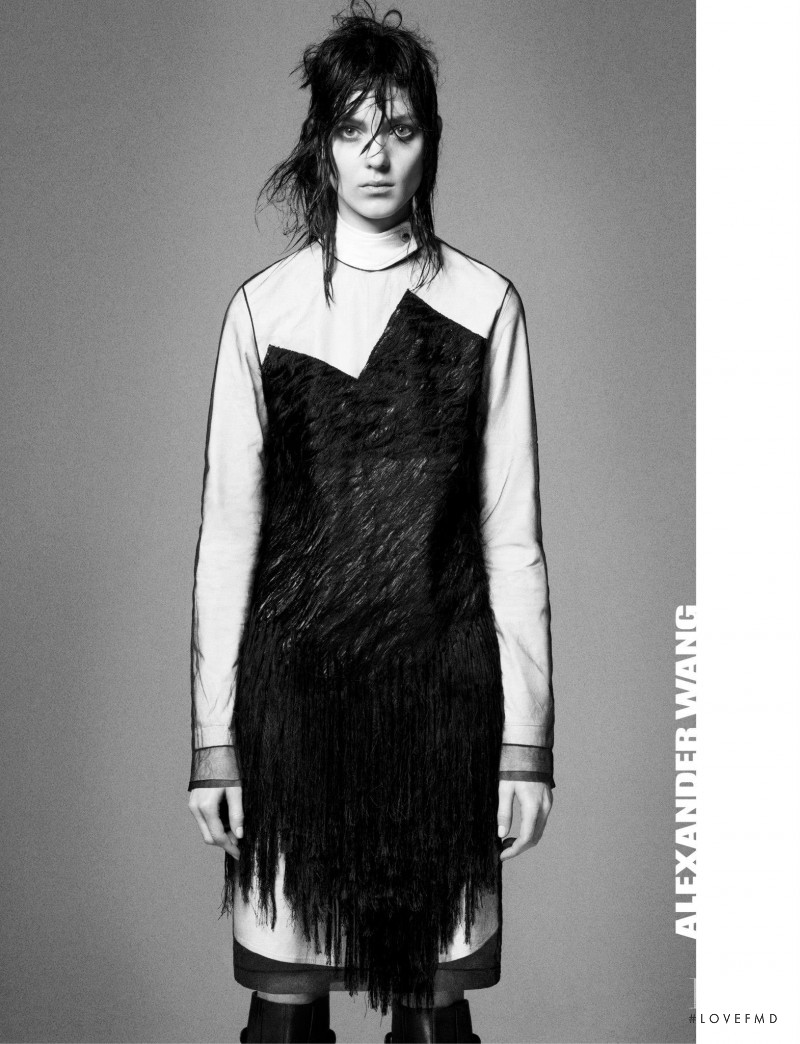 Kati Nescher featured in  the Alexander Wang advertisement for Spring/Summer 2013