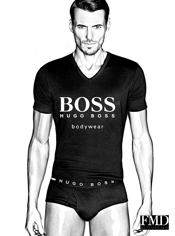 Alex Lundqvist featured in  the Hugo Boss advertisement for Spring 2013