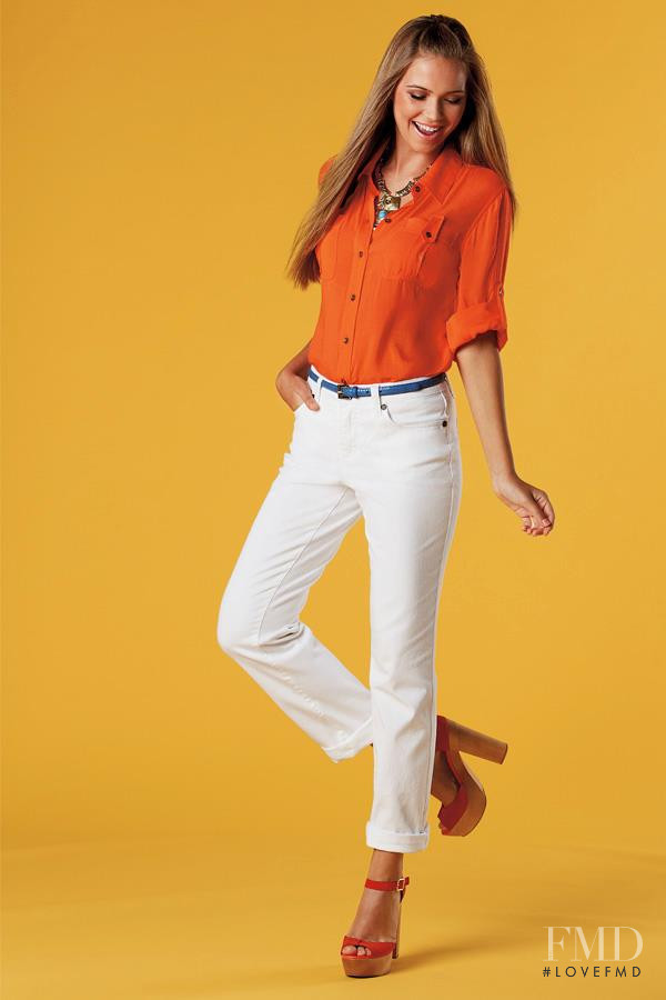 Sandra Kubicka featured in  the Belk catalogue for Spring/Summer 2013