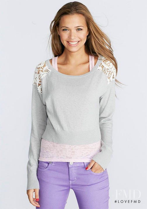 Sandra Kubicka featured in  the Delias catalogue for Autumn/Winter 2012