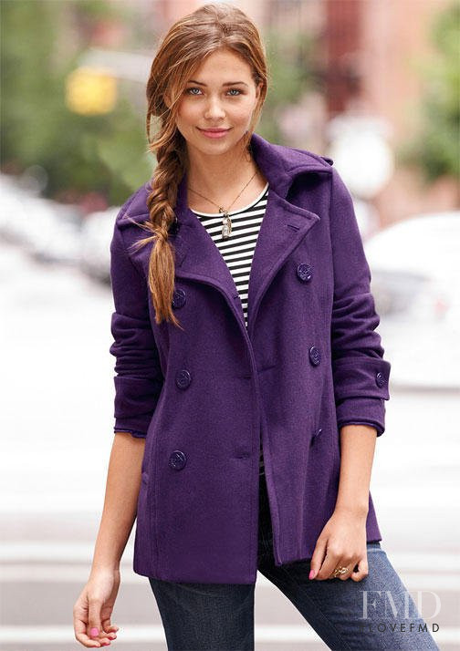 Sandra Kubicka featured in  the Delias catalogue for Autumn/Winter 2012