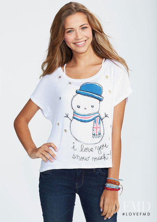 Sandra Kubicka featured in  the Delias catalogue for Autumn/Winter 2012