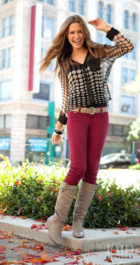 Sandra Kubicka featured in  the wet seal catalogue for Autumn/Winter 2012