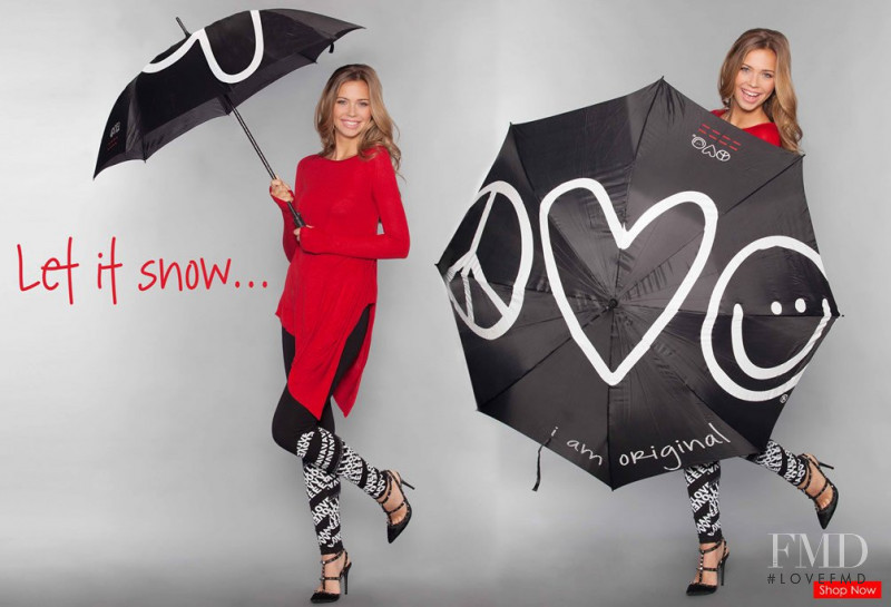 Sandra Kubicka featured in  the Peace Love World catalogue for Autumn/Winter 2012