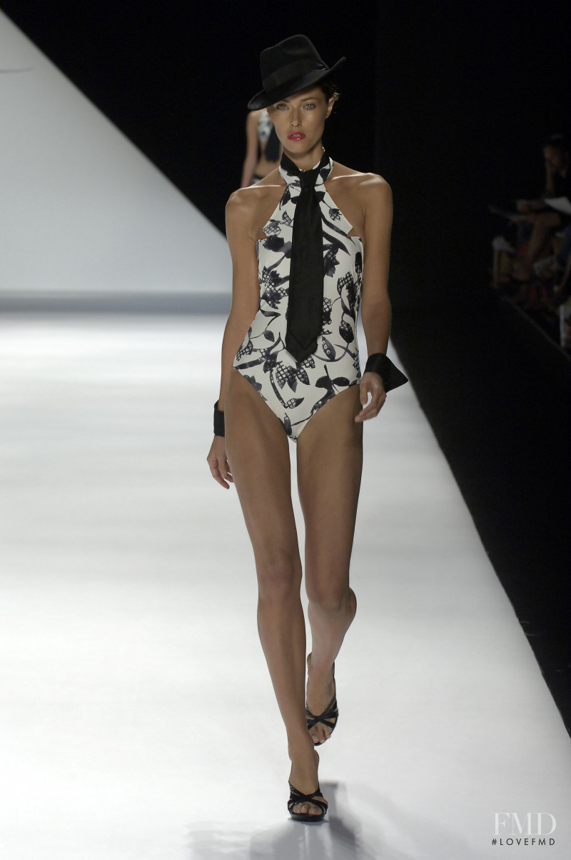 Nadejda Savcova featured in  the Gottex fashion show for Spring/Summer 2007