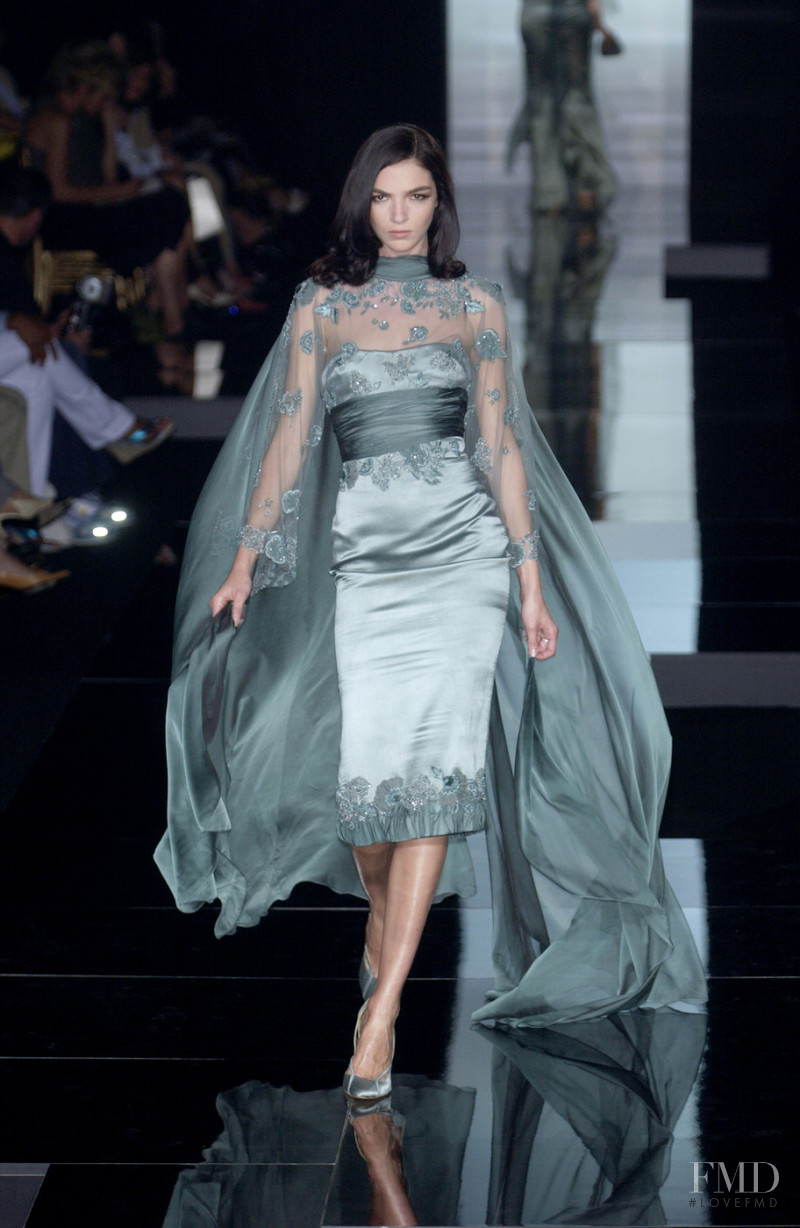 Mariacarla Boscono featured in  the Elie Saab Couture fashion show for Autumn/Winter 2005