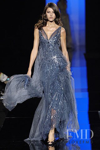 Nadejda Savcova featured in  the Elie Saab Couture fashion show for Autumn/Winter 2005