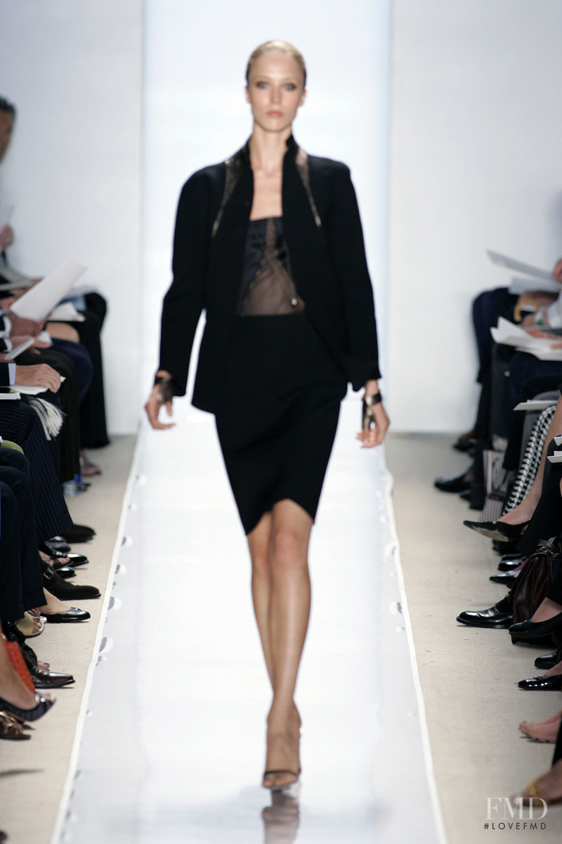Raquel Zimmermann featured in  the Ralph Rucci fashion show for Spring/Summer 2006