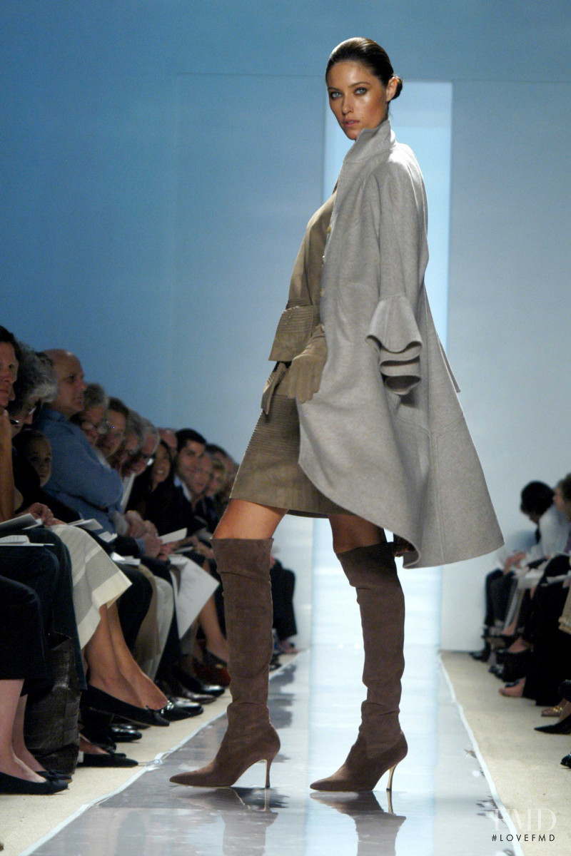 Nadejda Savcova featured in  the Ralph Rucci fashion show for Spring/Summer 2006