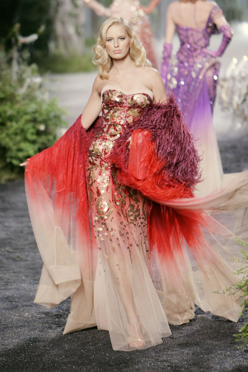 Karolina Kurkova featured in  the Christian Dior Haute Couture fashion show for Autumn/Winter 2005
