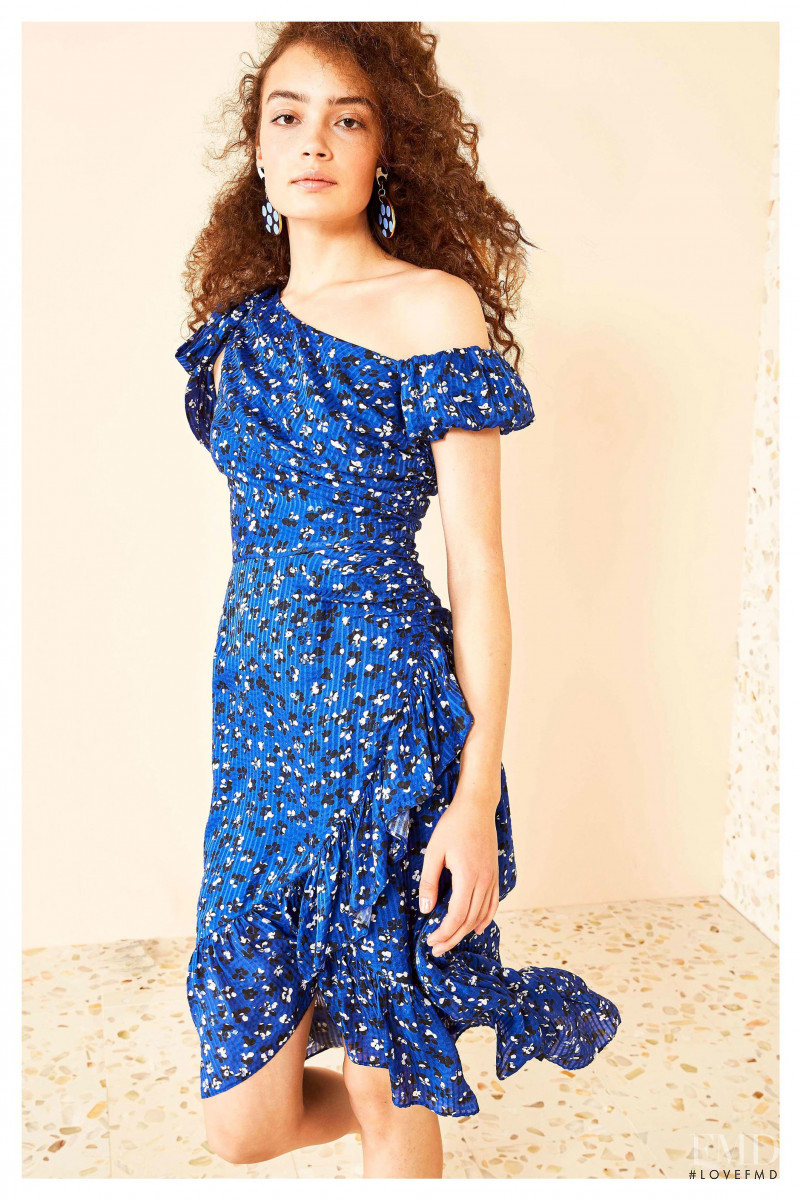 Sasha Kichigina featured in  the Ulla Johnson lookbook for Pre-Fall 2018