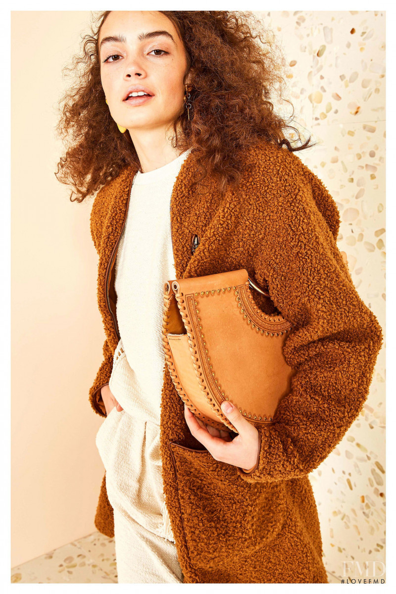 Sasha Kichigina featured in  the Ulla Johnson lookbook for Pre-Fall 2018